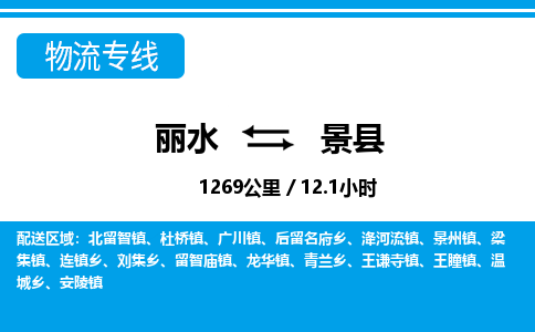 麗水到?jīng)芸h物流專線-麗水至涇縣貨運公司