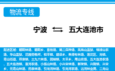 寧波到五大連池市物流專(zhuān)線-寧波至五大連池市貨運(yùn)公司